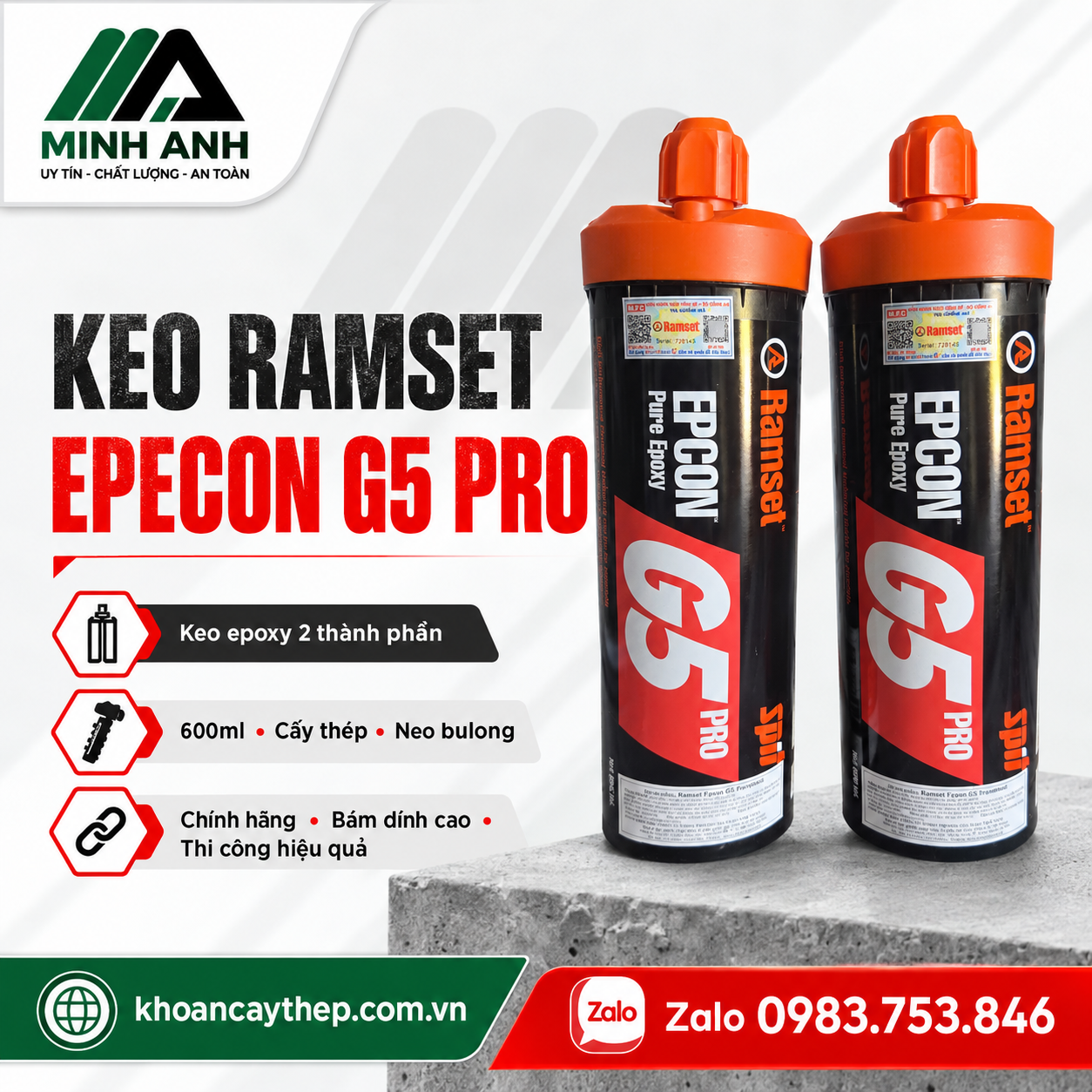 Keo Ramset Epecon G5 Pro