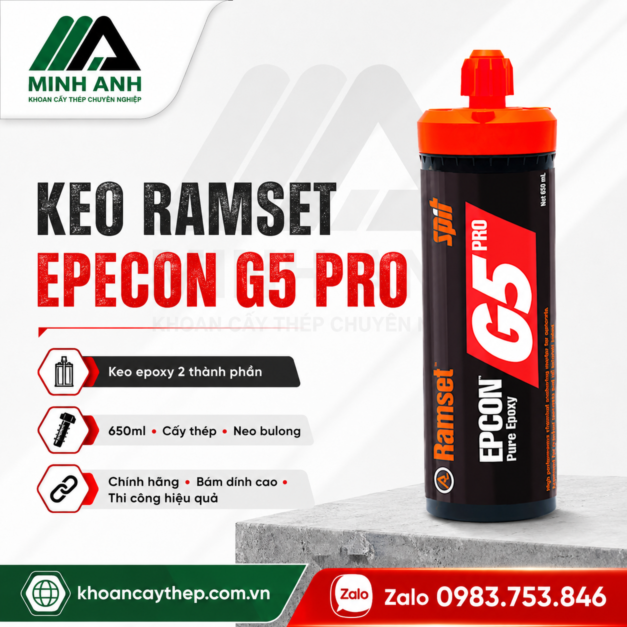Keo Ramset Epecon G5 Pro