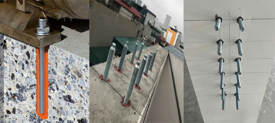 Ứng dụng của bulong hoá chất