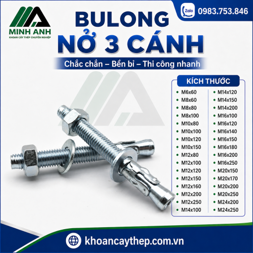 Bulong nở 3 cánh