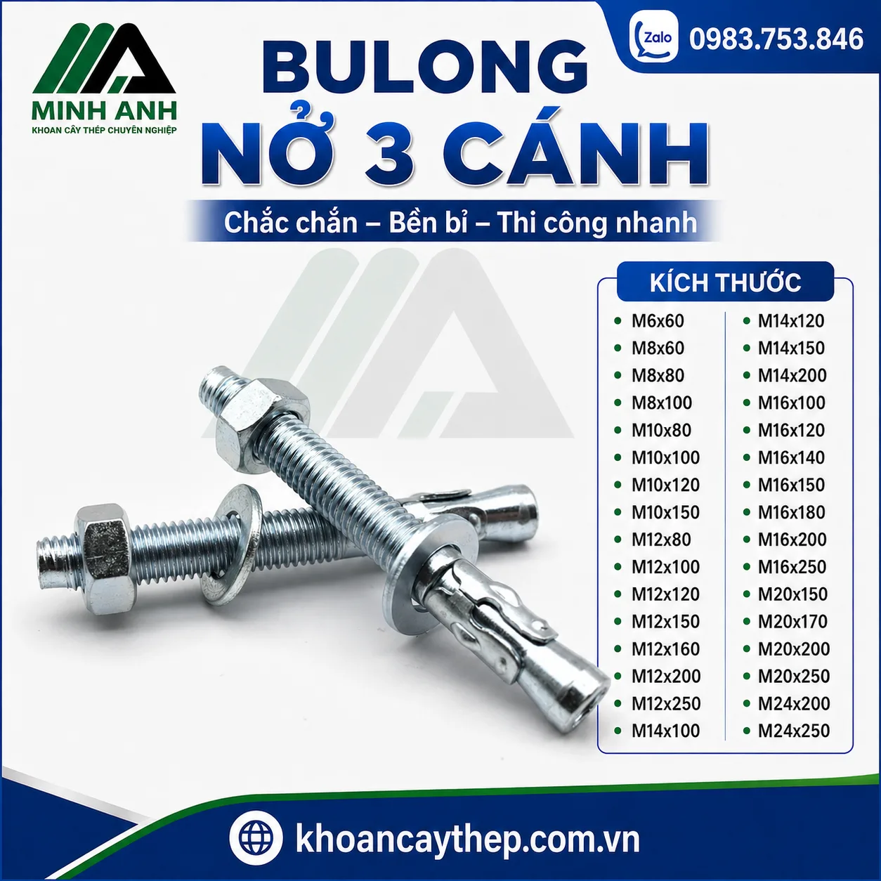 Bulong nở 3 cánh
