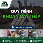 Quy trình thi công khoan cấy thép
