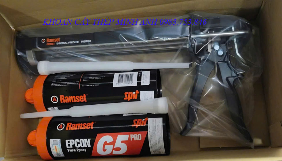 Keo Ramset Epcon G5 Pro dùng trong khan cấy thép