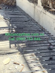 Ứng dụng khoan cấy thép