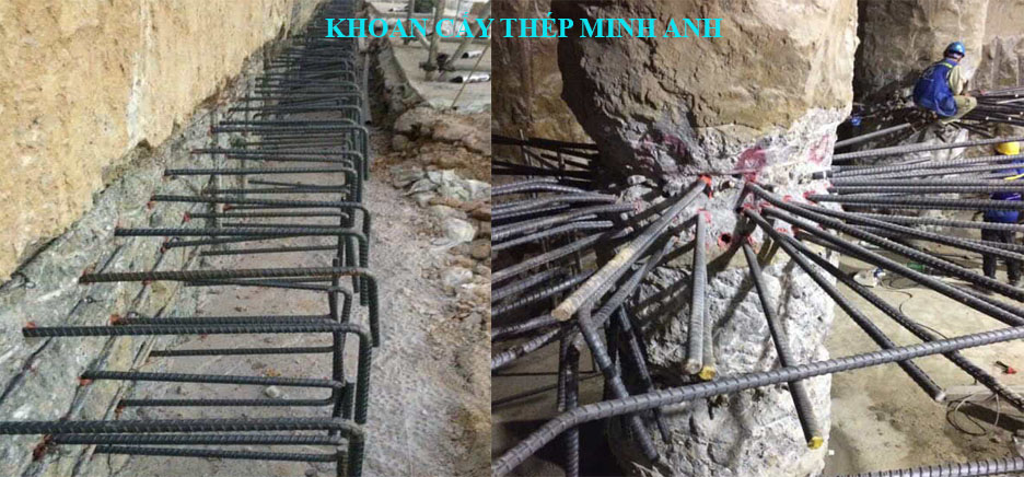 Ứng dụng quy trình khoan cấy thép của Minh Anh