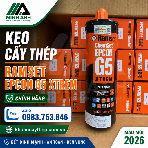 Keo cấy thép Ramset Epcon G5 Xtrem