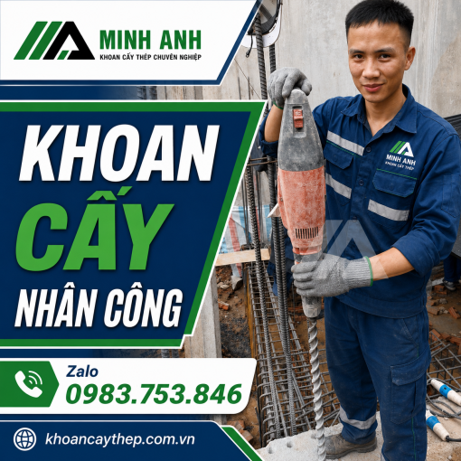 Khoan cấy nhân công