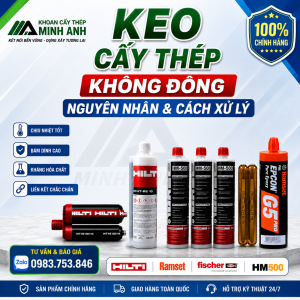 Keo cấy thép không đông