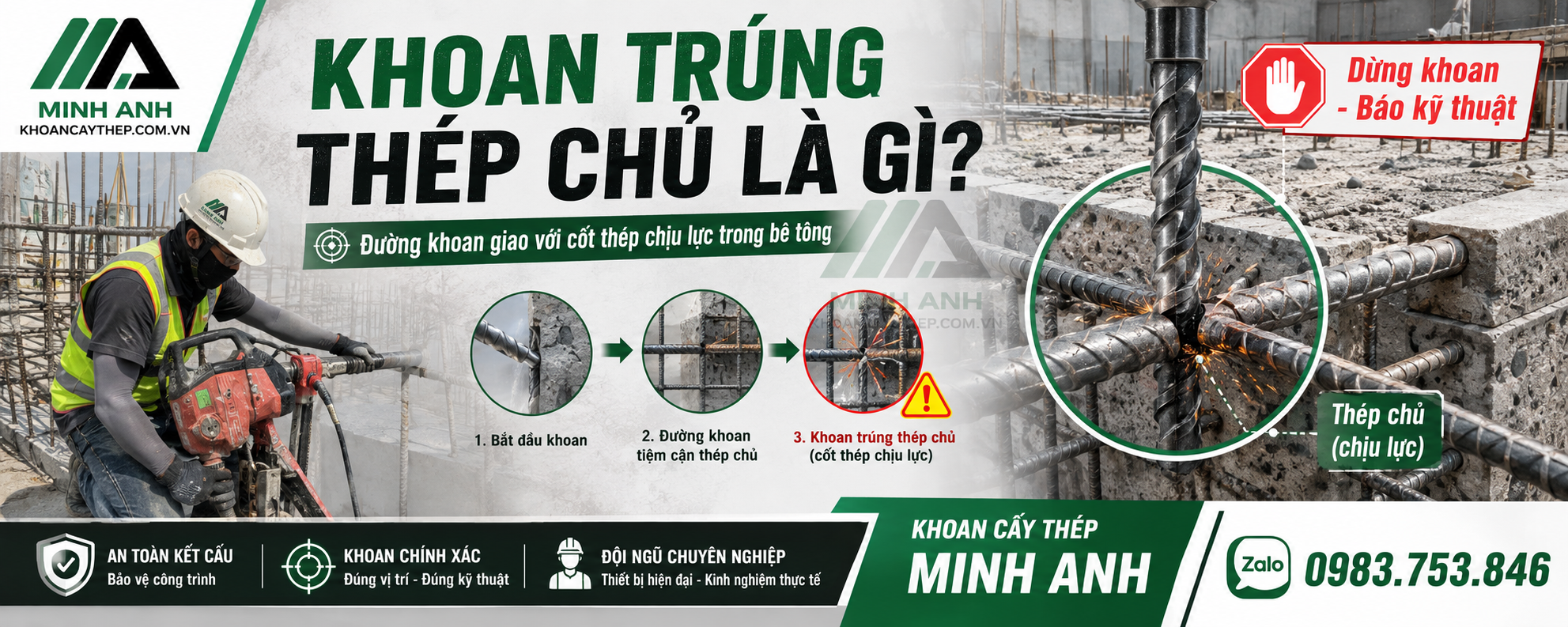 Khoan trúng thép chủ là gì?