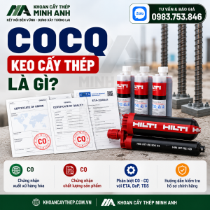 CO-CQ keo cấy thép là gì